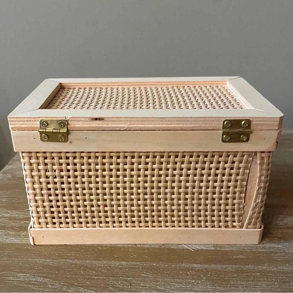 Target. Woven Wooden Box